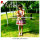 Girl summer boutique cotton red&white check dress